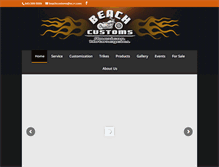 Tablet Screenshot of beachcustomsinc.com